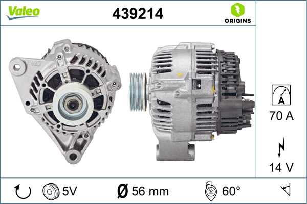 Valeo Alternator/Dynamo 439214