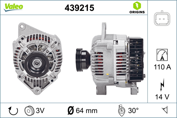 Valeo Alternator/Dynamo 439215