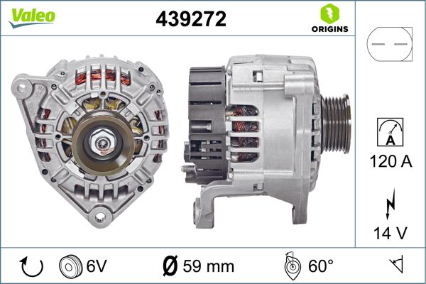 Valeo Alternator/Dynamo 439272