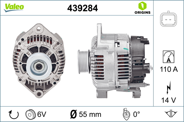 Valeo Alternator/Dynamo 439284