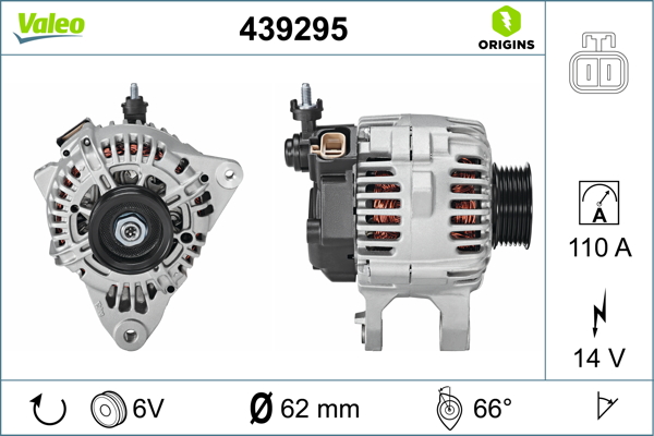 Valeo Alternator/Dynamo 439295