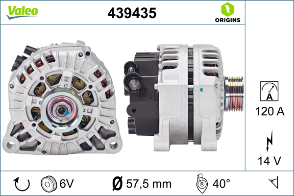 Valeo Alternator/Dynamo 439435