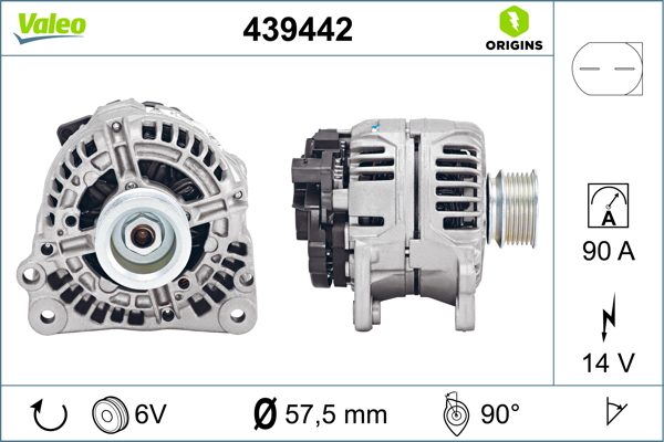 Valeo Alternator/Dynamo 439442