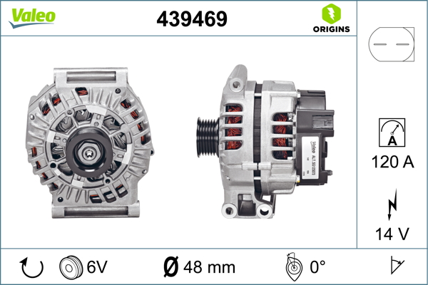 Valeo Alternator/Dynamo 439469