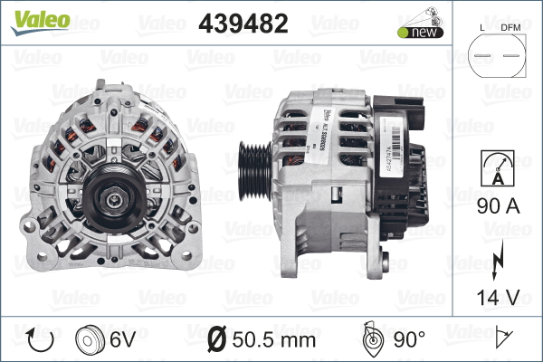 Valeo Alternator/Dynamo 439482