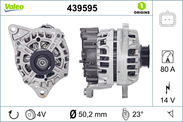 Valeo Alternator/Dynamo 439595