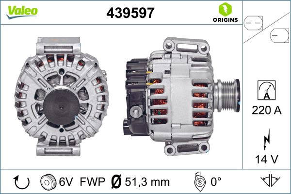 Valeo Alternator/Dynamo 439597