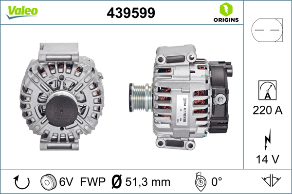 Valeo Alternator/Dynamo 439599