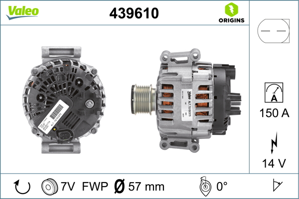 Valeo Alternator/Dynamo 439610