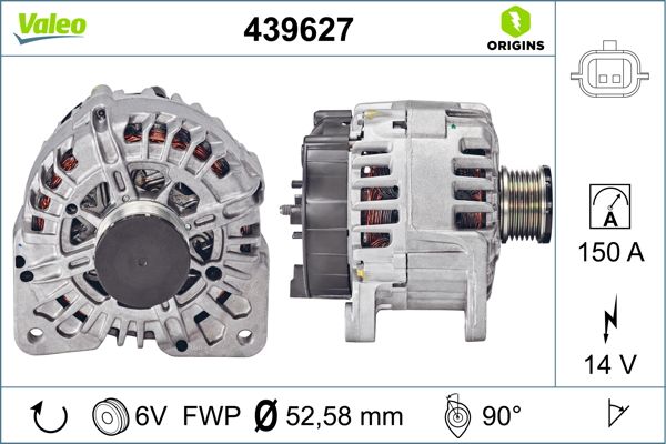 Valeo Alternator/Dynamo 439627