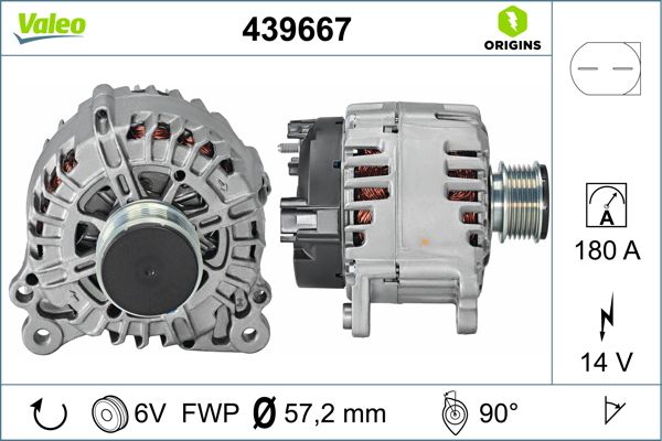 Valeo Alternator/Dynamo 439667