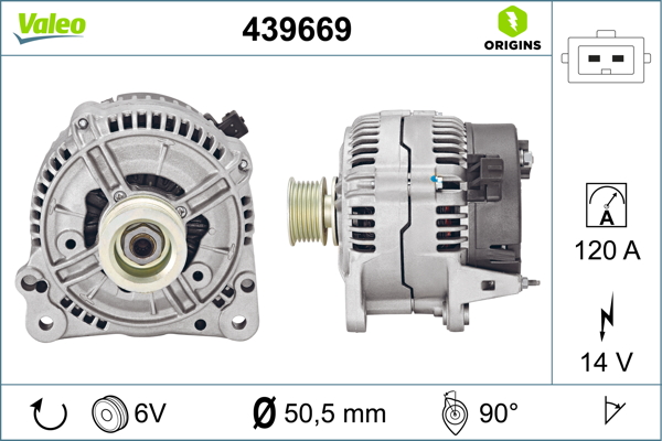 Valeo Alternator/Dynamo 439669