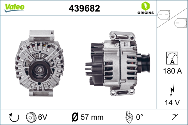 Valeo Alternator/Dynamo 439682