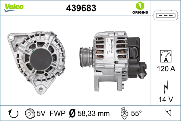 Valeo Alternator/Dynamo 439683