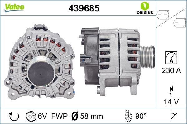 Valeo Alternator/Dynamo 439685