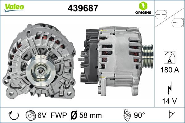 Valeo Alternator/Dynamo 439687