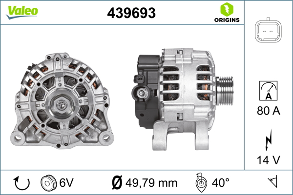 Valeo Alternator/Dynamo 439693