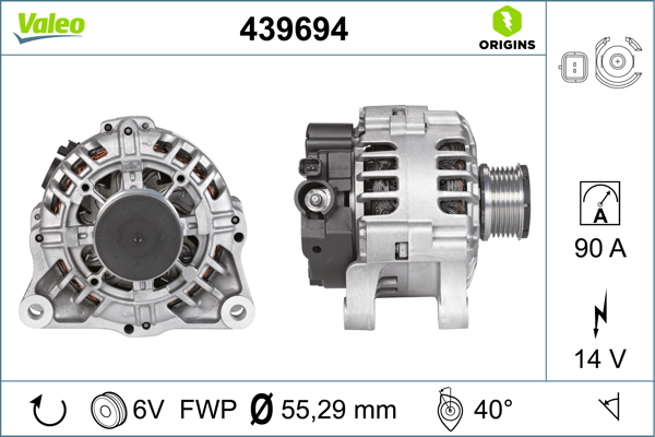 Valeo Alternator/Dynamo 439694