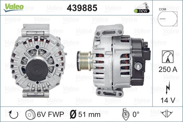 Valeo Alternator/Dynamo 439885