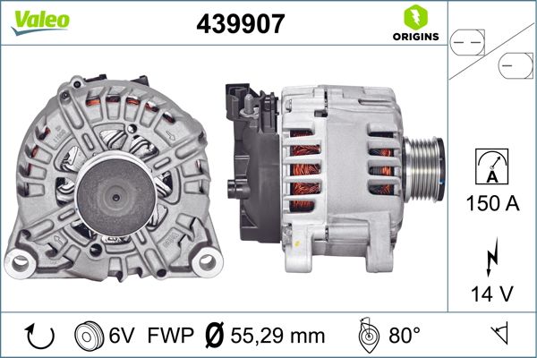 Valeo Alternator/Dynamo 439907