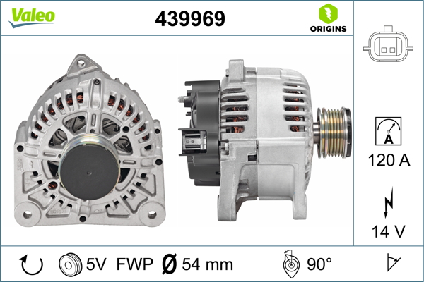 Valeo Alternator/Dynamo 439969