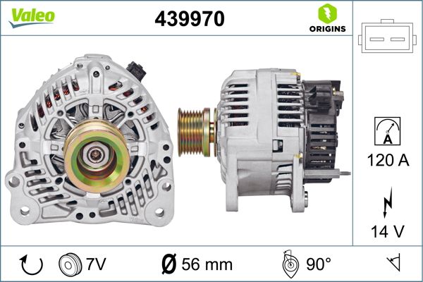 Valeo Alternator/Dynamo 439970