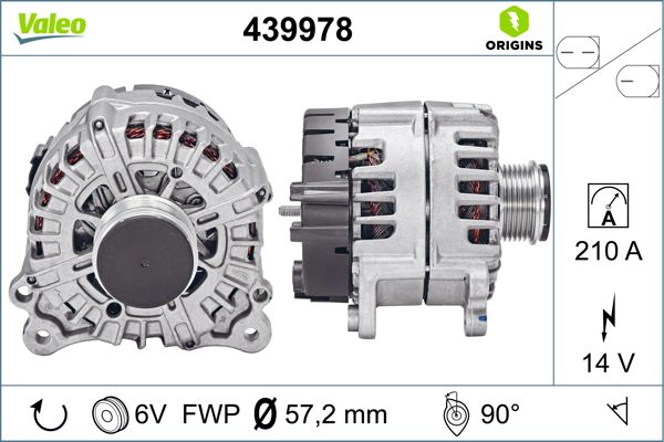 Valeo Alternator/Dynamo 439978