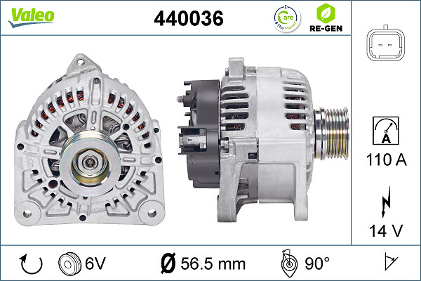 Valeo Alternator/Dynamo 440036