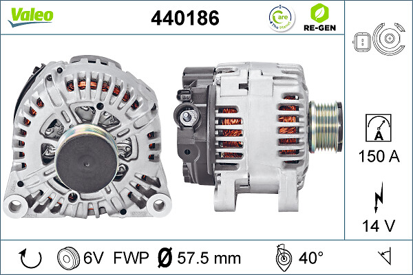 Valeo Alternator/Dynamo 440186