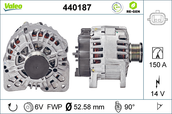 Valeo Alternator/Dynamo 440187