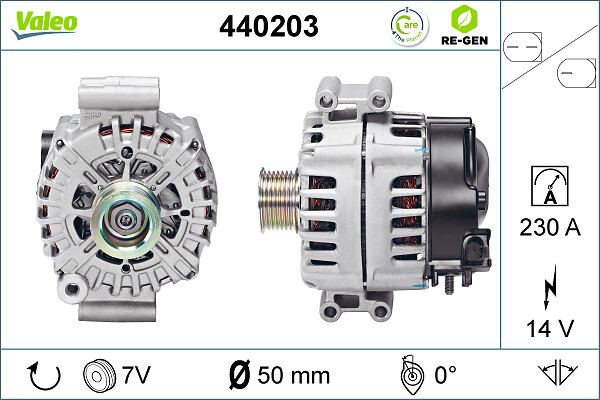 Valeo Alternator/Dynamo 440203