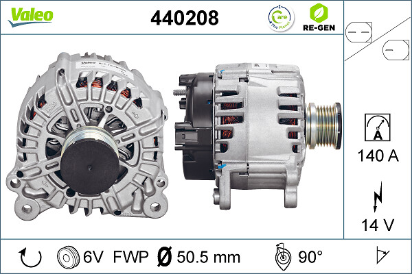 Valeo Alternator/Dynamo 440208