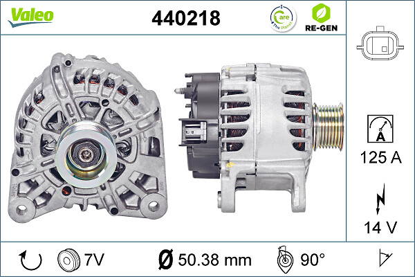 Valeo Alternator/Dynamo 440218