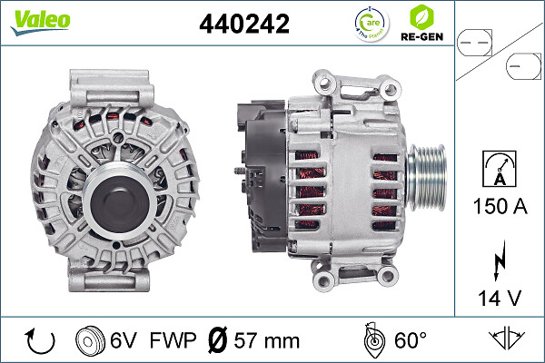 Valeo Alternator/Dynamo 440242