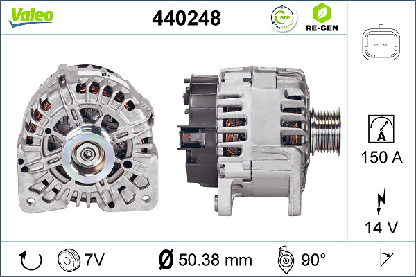 Valeo Alternator/Dynamo 440248