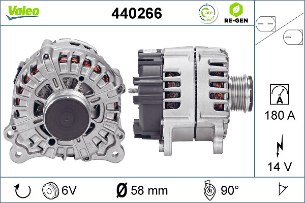 Valeo Alternator/Dynamo 440266