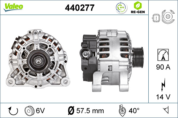 Valeo Alternator/Dynamo 440277