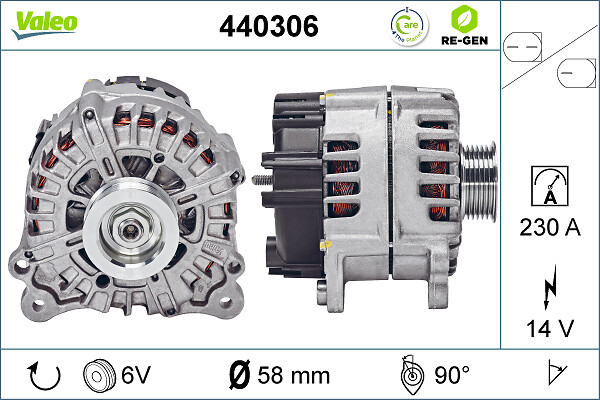 Valeo Alternator/Dynamo 440306