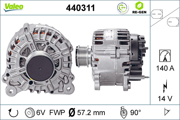 Valeo Alternator/Dynamo 440311