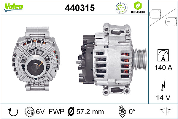 Valeo Alternator/Dynamo 440315