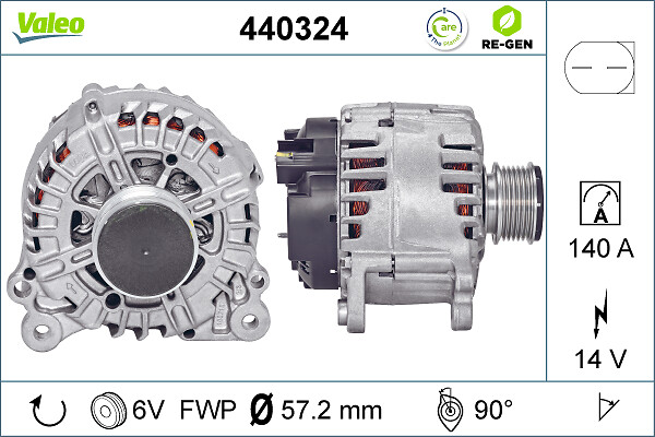 Valeo Alternator/Dynamo 440324