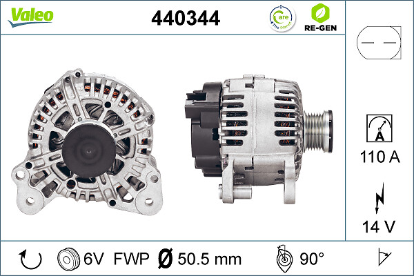 Valeo Alternator/Dynamo 440344