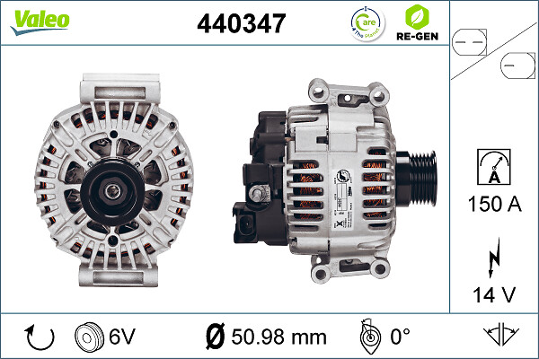 Valeo Alternator/Dynamo 440347