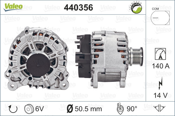 Valeo Alternator/Dynamo 440356