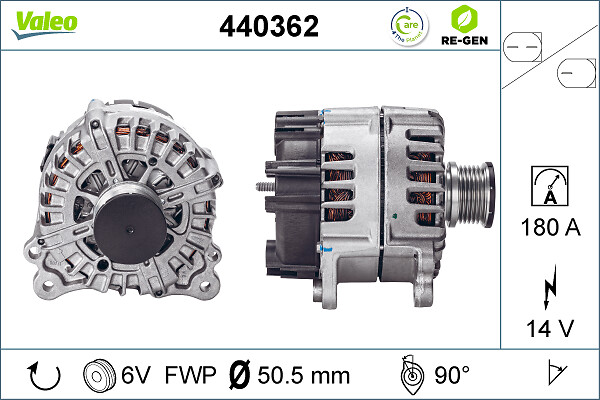 Valeo Alternator/Dynamo 440362