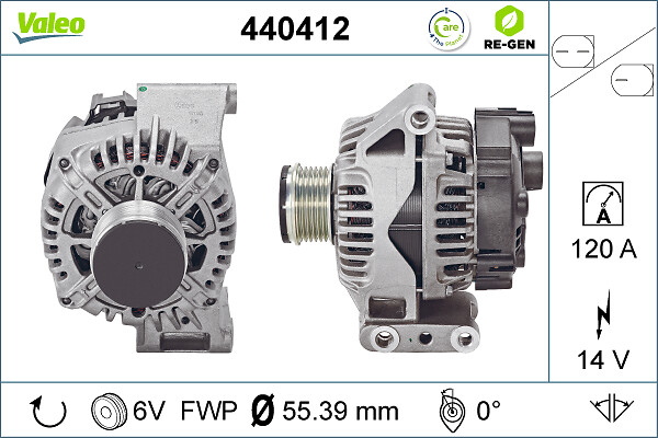 Valeo Alternator/Dynamo 440412