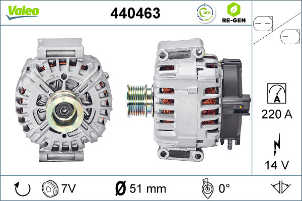 Valeo Alternator/Dynamo 440463