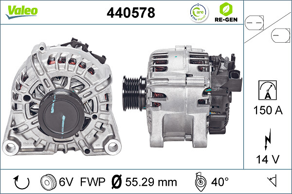 Valeo Alternator/Dynamo 440578