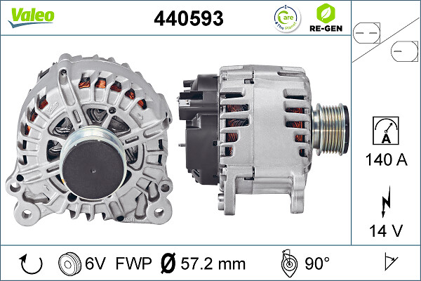 Valeo Alternator/Dynamo 440593