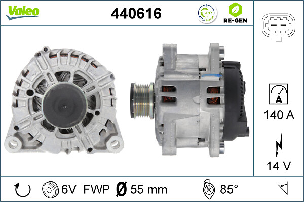 Valeo Alternator/Dynamo 440616